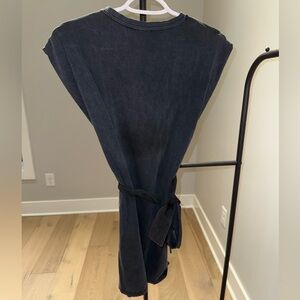 Bershka Grey Belted Dress